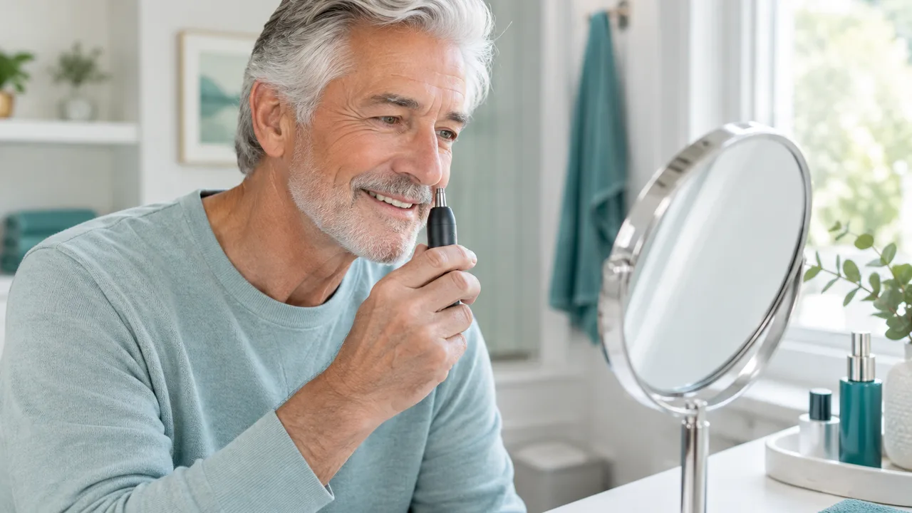 Rasoir pour le nez senior : le choisir simple, sûr et facile à tenir